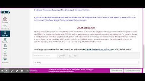 Student Canvas Tutorial Video