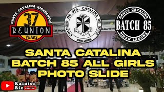 Santa Catalina Binan Batch 85 All girls solo photo slide