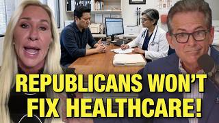 MTG EXPLODES: Republicans Too COWARDLY To Fix Healthcare!
Marjorie Taylor Greene joins Jimmy to criticize both parties for failing to address Americas healthcare crisis, pointing out that Republicans spent over $200 billion on the Iran war while Americans struggle with medical debt and expiring ACA tax credits. She has called for price transparency, and supports a Patients Deserve Price Tags Act (S.2355) requiring hospitals to display clear costs for services. A longtime ACA critic, Greene argued her familys premiums rose from $800 to over $2,400 after the law was passed, yet she broke with her party to advocate for extending subsidies to prevent premiums from doubling for 22 million Americans.
The former congresswoman, who says she has no health insurance coverage herself, traveled to Mexico for unapproved stem-cell therapy rather than pay U.S. prices, and she accuses her party of lacking a real plan to fix the system.
Become a Premium Member: https://www.jimmydore.com/premium-membership
Go to a Live Show: https://www.jimmydore.com/tour
Subscribe to Our Newsletter: https://mailchi.mp/jimmydorecomedy/ytlivestreams
LIVESTREAM & LIVE SHOW ANNOUNCEMENTS:
Email: https://mailchi.mp/jimmydorecomedy/ytlivestreams
Twitter: https://twitter.com/jimmy_dore
Facebook: https://www.facebook.com/JimmyDoreShow
Instagram: https://www.instagram.com/thejimmydoreshow
WATCH / LISTEN FREE:
Videos: https://www.jimmydore.com
Podcasts: https://www.jimmydore.com (Also available on iTunes, Apple Podcasts, Spotify, Google Podcasts, or your favorite podcast player.)
ACCESS TO FULL REPLAYABLE LIVESTREAMS:
Become a Premium Member: https://www.jimmydore.com/premium-membership
SUPPORT THE JIMMY DORE SHOW:
Make a Donation: https://www.jimmydore.com/
Buy Official Merch (Tees, Sweatshirts, Hats, Bags): https://thejimmydoreshow.dashery.com/
https://dobynsfamilycreations.com/collections/the-jimmy-dore-show-store
DOWNLOAD OUR MOBILE APP:
App Store: https://apps.apple.com/us/app/jimmy-dore/id839294547
Google Play: https://play.google.com/store/apps/details?id=com.jimmydore.jimmydore
Jimmy Dore on Twitter: https://twitter.com/Jimmy_Dore
Stef Zamorano on Twitter: https://twitter.com/miserablelib
About The Jimmy Dore Show:
#TheJimmyDoreShow is a hilarious and irreverent take on news, politics and culture featuring Jimmy Dore, a professional stand up comedian, author and podcaster. The show is also broadcast on Pacifica Radio Network stations throughout the country. MTG EXPLODES: Republicans Too COWARDLY To Fix Healthcare!