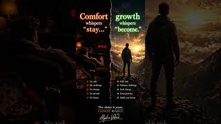 Comfort Whispers “Stay”… Growth Whispers #discipline #motivation#quotes#faithhabits #quotes #video