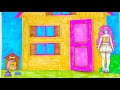 🎀PAPER DOLLHOUSE QUIET BOOK 🍀Alice's house