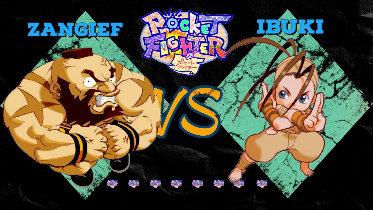 Zangief VS Ibuki Pocket Fighter Super Gem Fighter Minimix YouTube