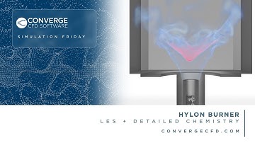 Simulating a HYLON Burner With an Attached Flame