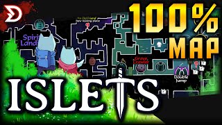 Islets | 100% Map — All Secrets, Collectibles, Bosses & More! #metroidvania