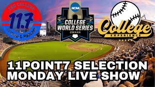 College Baseball Selection Monday Live Show With 11Point7 - Club Bromaha