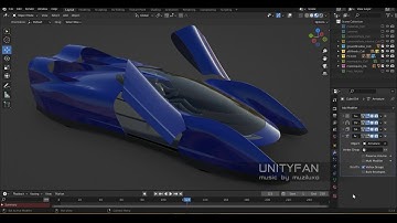concept car quick modeling - vehicle 018 - part 2 - 4x timelapse