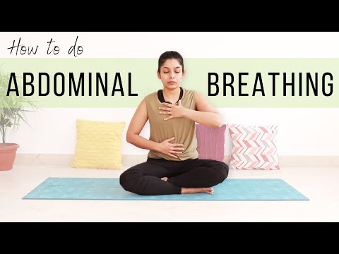 Video: Sådan gør du abdominal vejrtrækning: 11 trin (med billeder)