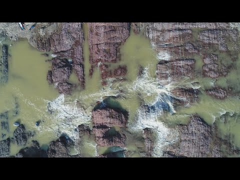 جريان وادي سبت و مشاهد جوية من القرية 21 ديسمبر 2019