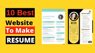 10 Best Free Resume Builder Website || Free Resume making websites 2021