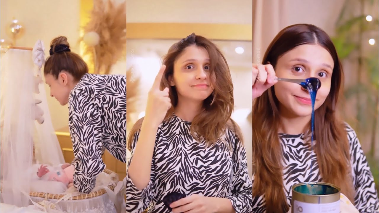 Hunaina rasool Baby hona k baad Eid ki tyare ghr pe! - YouTube