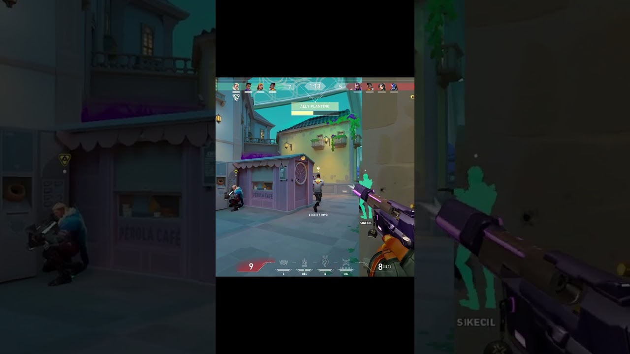 CLUTCH moment in VALORANT with RAZE