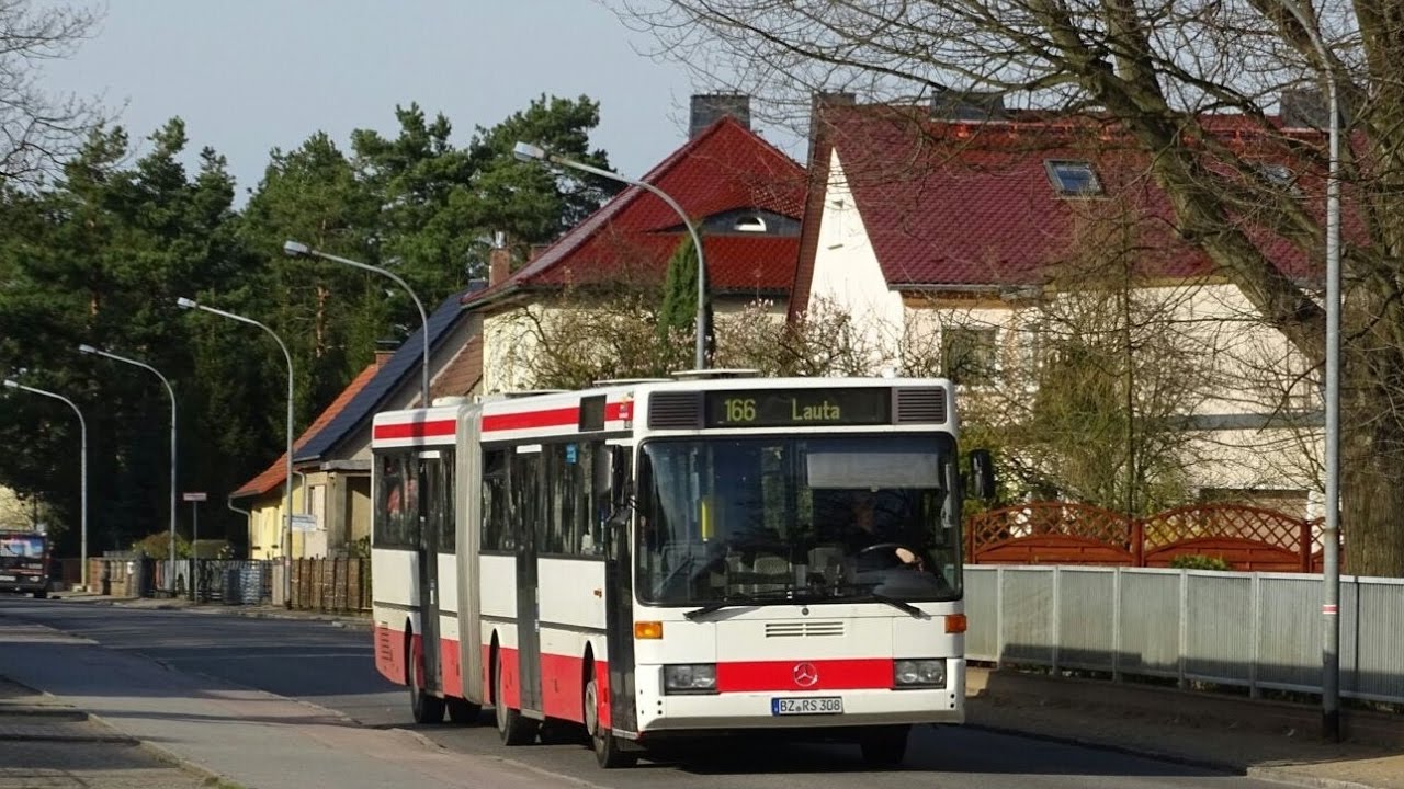 Mitfahrt im Mercedes-Benz O405G der Regionalbus Bautzen