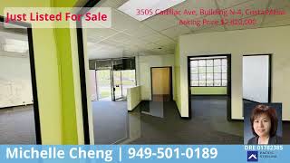 Copy of Michelle Cheng | Just Listed For Sale | 3505 Cadillac Ave, Building N-4, Costa Mesa, CA 9262 3505 Cadillac Costa Mesa Ca