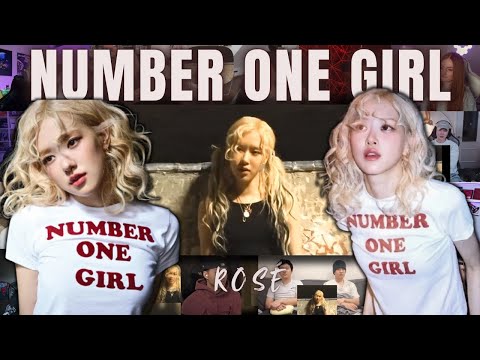 ROSÉ - 'number one girl' MV Reaction Mashup 4K