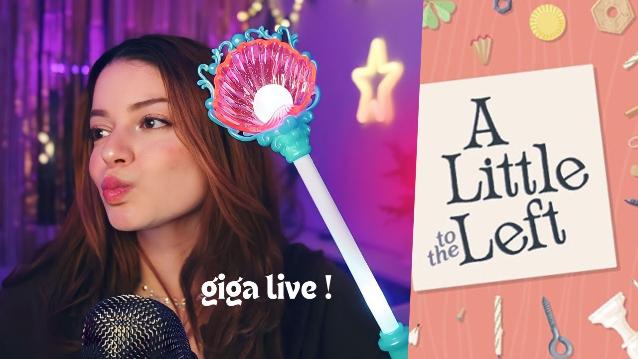 GIGA Live ASMR : triggers, blabla et gaming, on joue à A little to the left (speedrun)!
