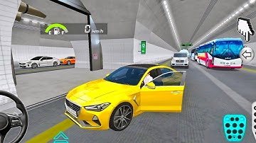 New Golden Mercedes In Secret Tunnel 3d Driving Class game play video || Car Game #gameplay #cargame