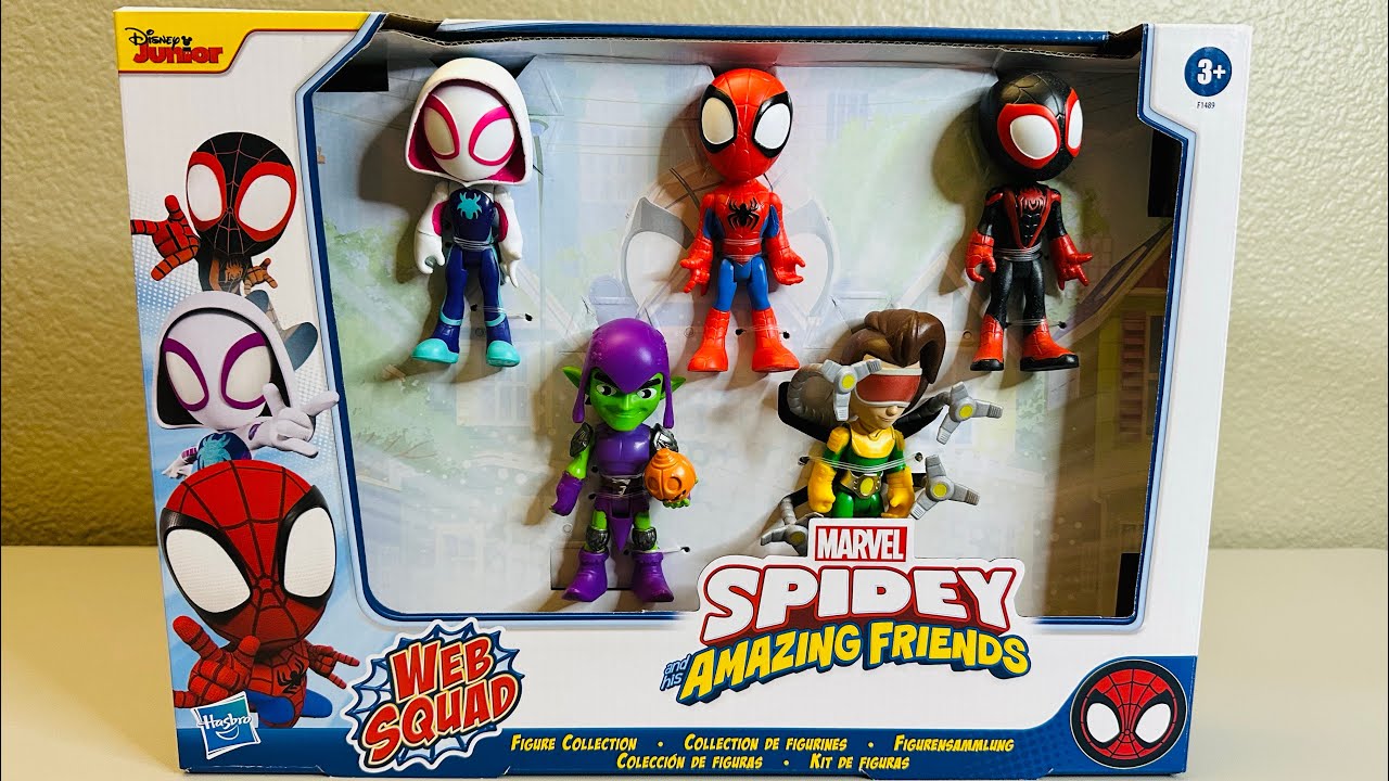 Marvel Spidey and His Amazing Friends Web Squad Figure Collection