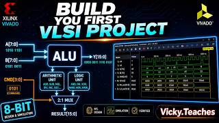 8-Bit ALU Design in Verilog HDL | Arithmetic & Logic Unit Explained