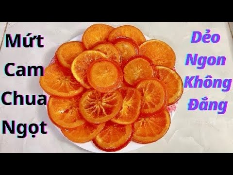 Video Bí Quyết Làm Mứt Cam Dẻo Ngon Đơn Giản Không Bị Đắng... - youtube