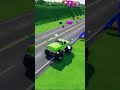 TRANSPORTING BUS, POLICE CARS, DUMP TRUCK, BOX TRUCK, FIRE TRUCK WITH SCANIA TRUCK 104