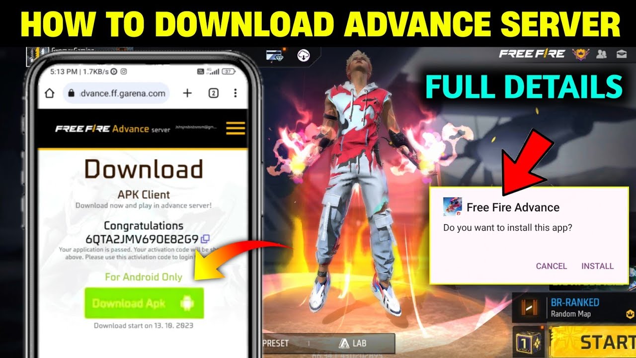 Guide on How to Download Free Fire OB42 Advance Server APK and Activate It”  IT Voice