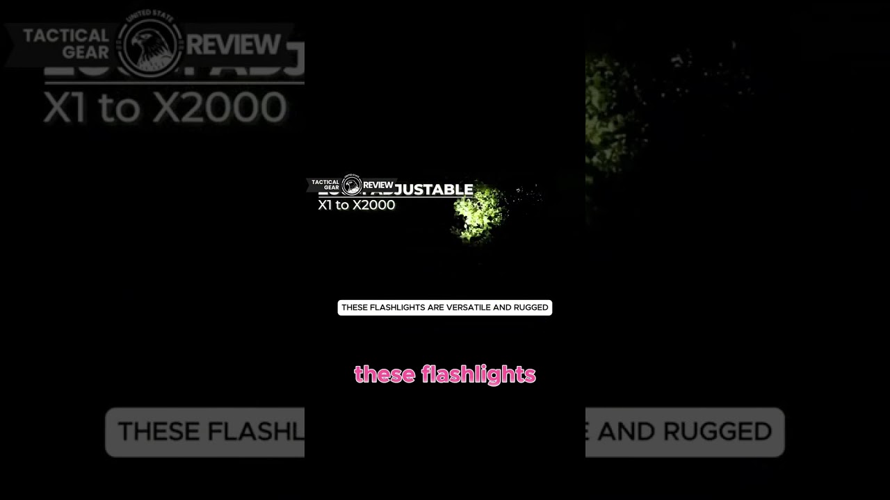 Review AEDA 100 Flashlight 2 Pack - Mid-Size Tactical Flashlight for Outdoor Activity Emergency Use