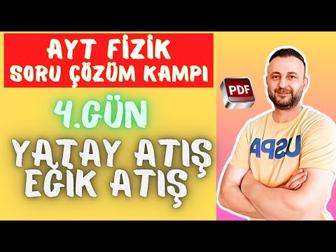 4.Gün : Yatay Atış | Eğik Atış Soru Çözümü  #aytfizikfulltekrar