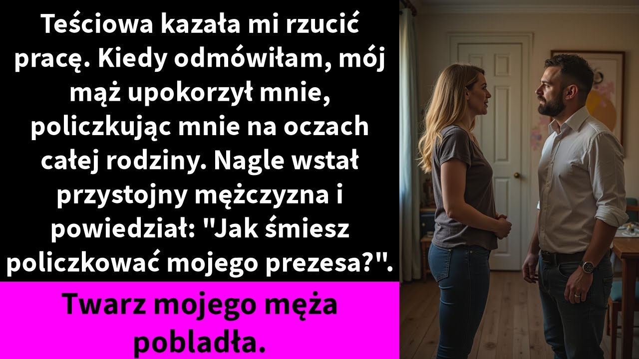 Miałam właśnie ogłosić gościom najszczęśliwszą nowinę — awans po latach ciężkiej pracy. Zamiast gratulacji usłyszałam od męża pytanie, które miało mnie zniszczyć: „Kiedy zamierzasz zwolnić i...