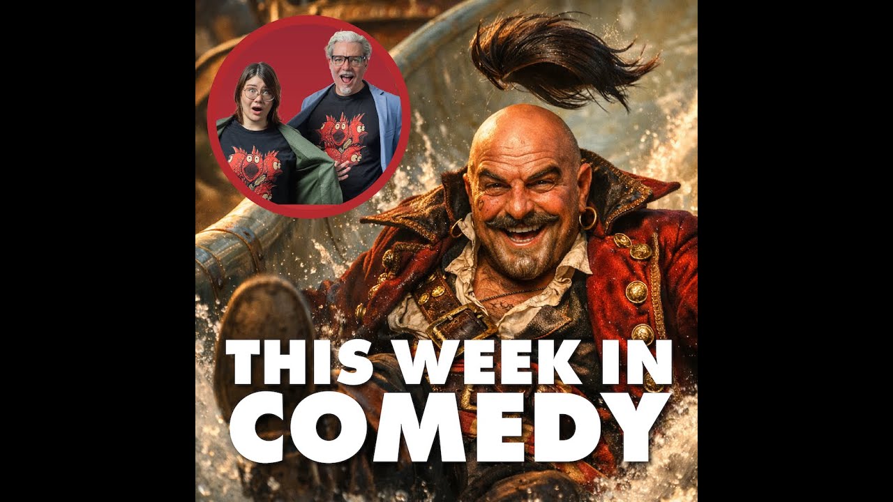 Episode 1: Sliding pirates, Australia’s funniest and a Jimmy Carr rumour