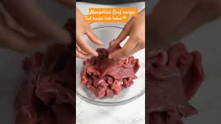 Don't Miss Mangolian Beef Recipe  Mouth watering recipe just in 1 click right below 👇 #mouthwatering