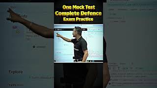 One Mock Test, Complete Defence Exam Practice 🚀 #dw #shorts #pw #defence #cds #afcat #capf
