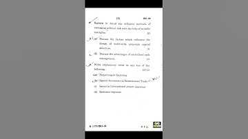 IBO 06 | DECEMBER 2024 | INTERNATIONAL BUSINESS FINANCE | IGNOU | PREVIOUS YEAR QUESTION PAPER MCOM