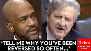 John Kennedy Barrages Nominee With Endless Series Of His Cases That Were Reversed