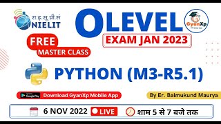 O Level Python Programming M3-R5.1 || Free Master Class || O Level Python Programming New Pattern