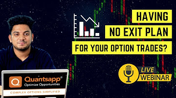 Having no Exit Plan for your Option Trades?
