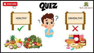 Healthy vs Unhealthy food quiz | Quiz time | Healthy food and unhealthy food | Healthy vs Junk food screenshot 4
