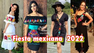 HERMOSOS OUTFITS PARA FIESTAS PATRIAS / Prendas bordadas mexicanas / Outfits para noche mexicana