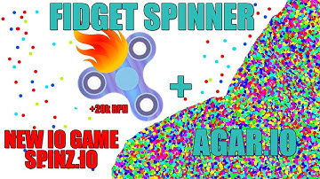 FIDGET SPINNERS + AGAR.IO = SPINZ.IO ?!! // BRAND NEW .IO GAME (SPINZ.IO GAMEPLAY)