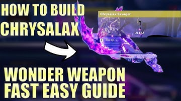 How to build the Wonder Weapon Chrysalax Savager Axe - Fast Easy Guide - Forsaken Wonder Weapon