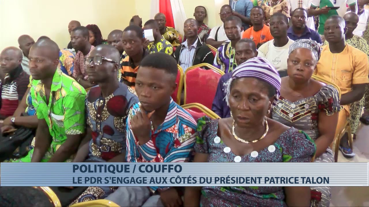 Politique : le PDR s'engage aux côtés du président Talon dans le Couffo
