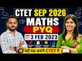 🔴 CTET MATHS Sep 2026 | MATHS PYQ 3 FEB 23 | MATHS TRICK  By Om Sir | CTET Live Class By Sweety Mam
