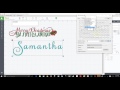 How to use Samantha Font in Design Space/BabelMap/CharacterMap - Cricut Design Space