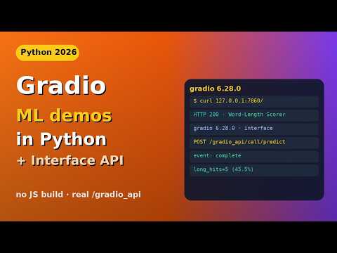 Build ML Demos with Gradio in Python (2026)