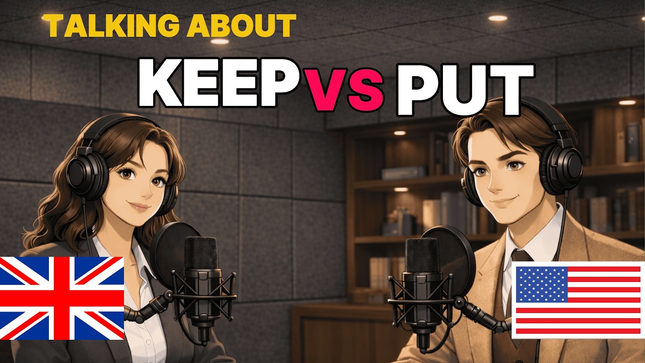 KEEP vs PUT in English | Easy English Conversation Practice for Beginners | Daily English