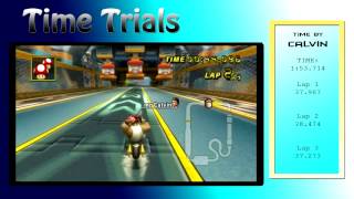 [MKWii] Time Trials by Calvin 1:53.714 - Toads Factory