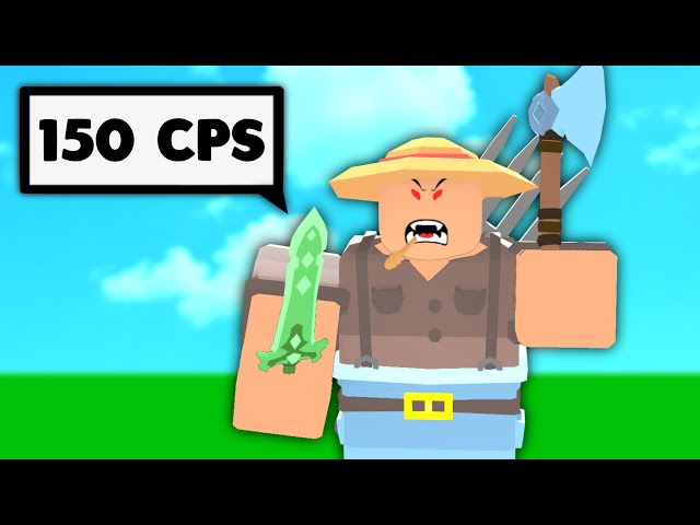 I CHEATED Using An OP AUTOCLICKER.. (Roblox Bedwars) 