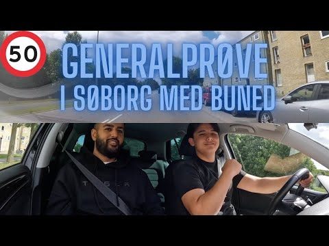Generalprøve I Søborg Med Buned Køreprøve Rute 