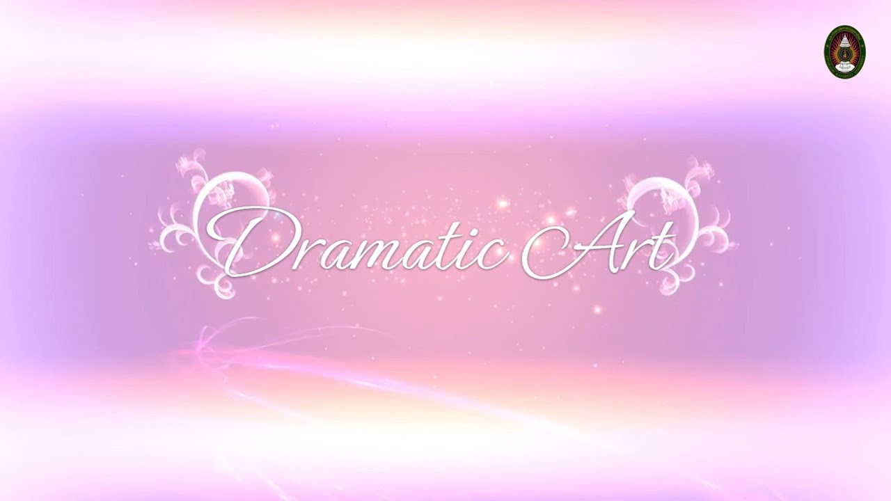 Vocabulary of Dramatic Art. YouTube