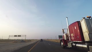 Driving on Interstate 5 North 4K - Westside Freeway - California, USA