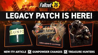 Famous HUGE NEWS! LEGACY PATCH is GOING LIVE TOMORROW! - Fallout 76 Net Worth